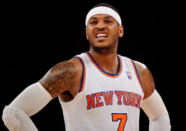 Knicks small forward Carmelo Anthony (Maddie Meyer/Getty Images)